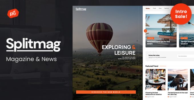 Splitmag – Divided Magazine WordPress Theme