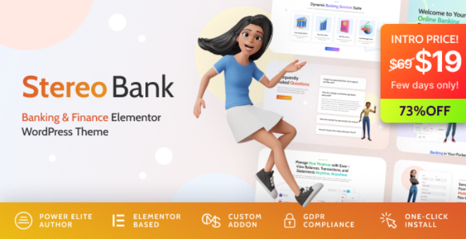 Stereo Bank – Business and Finance WordPress Theme