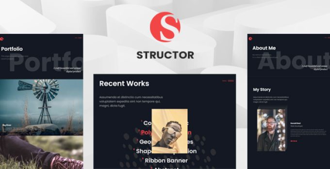 Structor – Creative Portfolio WordPress Theme