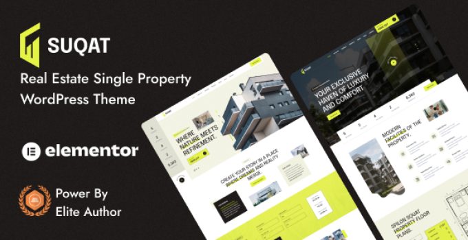 Suqat – Single Property WordPress Theme