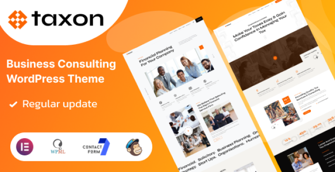 Taxon – Business Consulting WordPress Theme