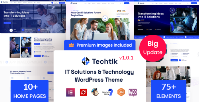 Techtlk – Business & IT Solutions WordPress Theme
