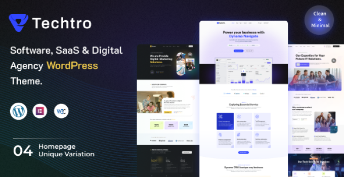 Techtro – Software & Digital Agency WordPress Theme