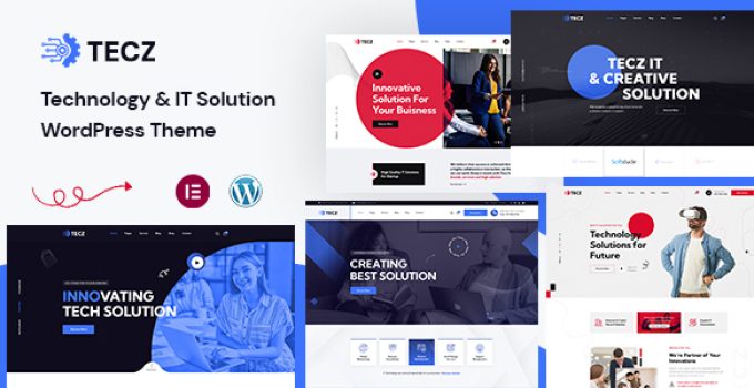 Tecz – IT Solutions & Technology WordPress Theme