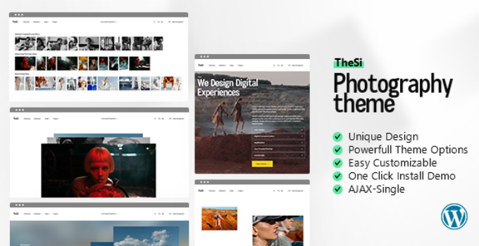 TheSi – Photography WordPress Theme