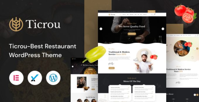 Ticrou – Restaurant WordPress Theme