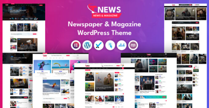 TNews – News & Magazine WordPress Theme