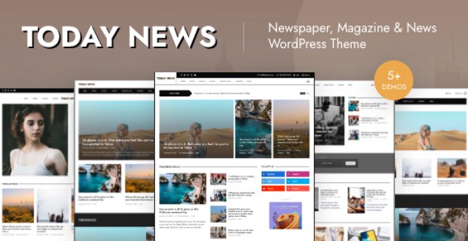 Today News – Blog & Magazine WordPress Theme