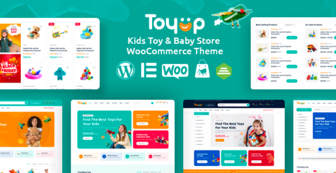 Toyup – Kids Toys Store WooCommerce WordPress Theme