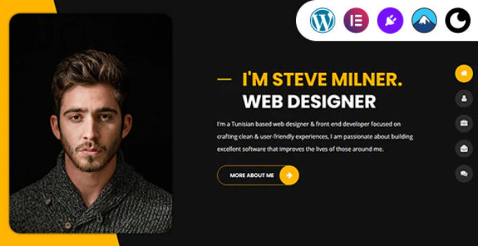 Tunis – Personal Portfolio WordPress Resume Theme