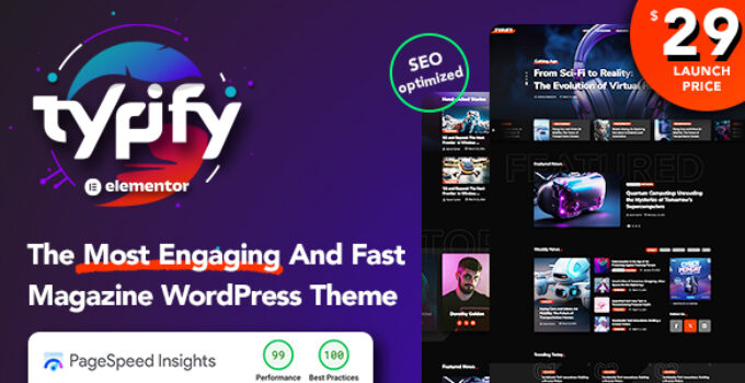 Typify – Newspaper & Magazine WordPress Theme