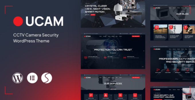 Ucam – CCTV Security Camera WordPress Theme