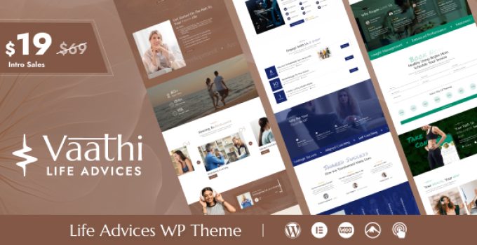 Vaathi – Business, Life Coach WordPress Theme