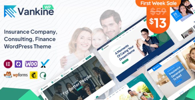 Vankine – Insurance & Consulting Business WordPress Theme