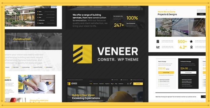 Veneer – Construction & Renovation WordPress Theme