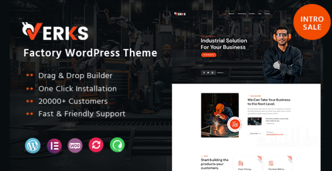 Verks – Factory WordPress Theme