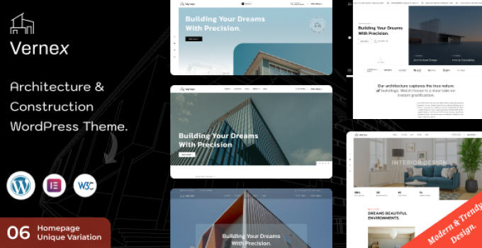 Vernex – Architecture & Construction WordPress Theme