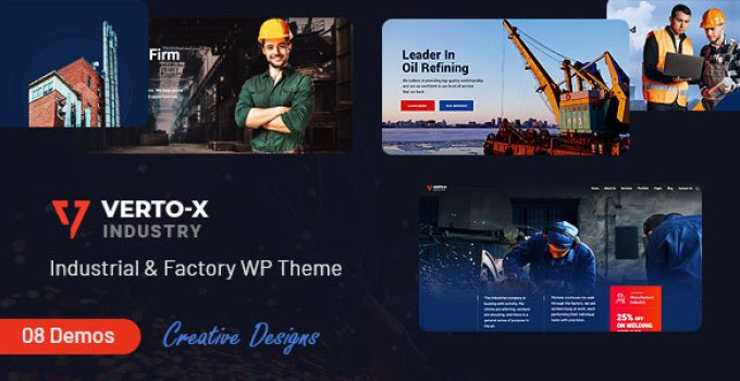 Vertox – Industry & Factory WordPress Theme