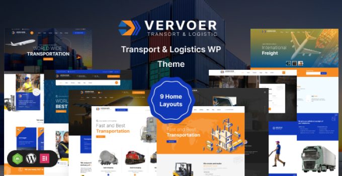 Vervoer – Logistics & Transportation WordPress Theme