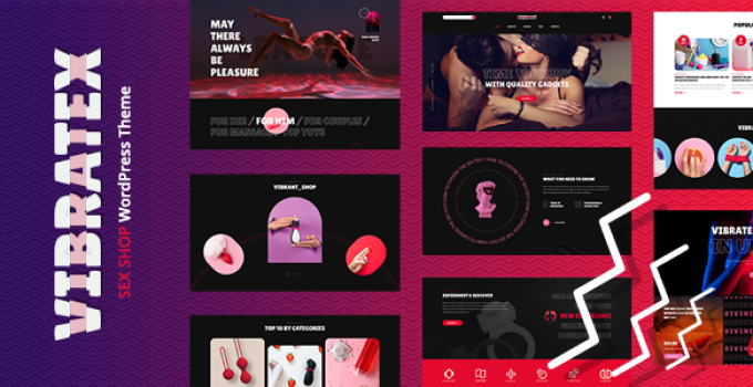 Vibratex – Adult Toys Shop WordPress Theme