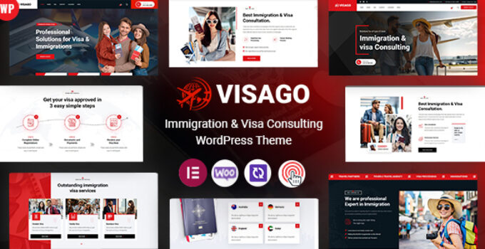 Visago – Immigration and Visa Consulting WordPress Theme