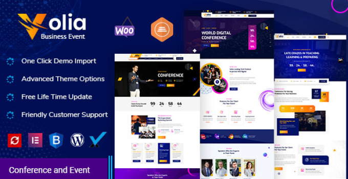 Volia – Conference and Event WordPress Theme