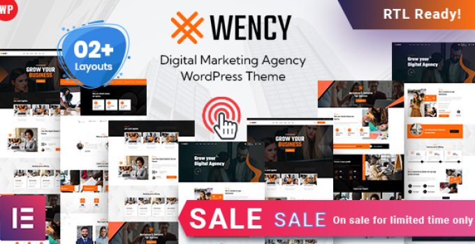 Wency – Digital Marketing Agency WordPress Theme