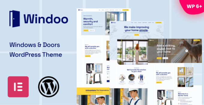 Windoo – Windows & Doors WordPress Theme