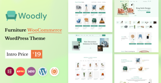 Woodly – Animated Furniture WooCommerce Theme
