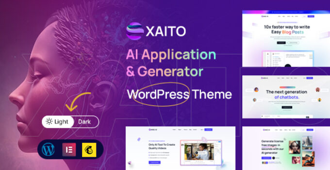 Xaito – AI Application & Generator WordPress Theme
