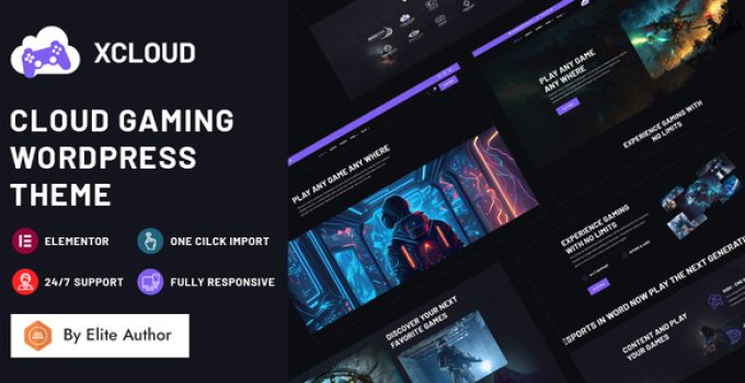 Xcloud – Cloud Gaming WordPress Theme