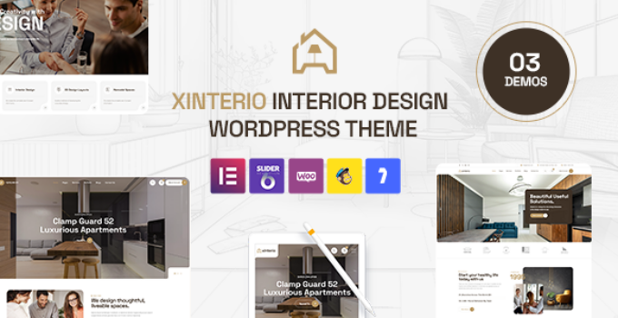 Xinterio – Interior Design WordPress Theme