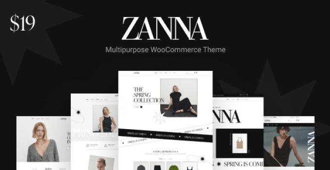ZANNA – Elementor WooCommerce Theme