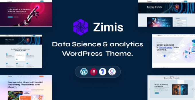 Zimis – Data Science & Analytics WordPress Theme