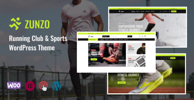 Zunzo – Running Club and Sports WooCommerce Theme
